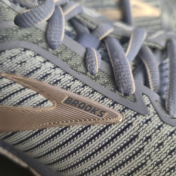 Brooks Adrenaline Gts 20 Athletic Sneakers  Gray & Purplish/Blue Women's 7 - Picture 9 of 16